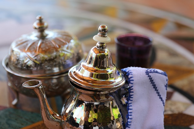 Build relatonships over mint tea as you negotiate a price in Morocco.